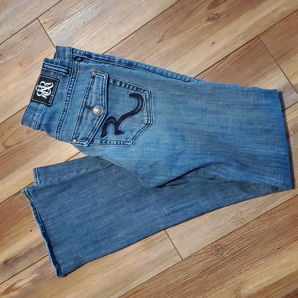 Rock & Republic Women’s Boot Cut Jeans - Medium Blue